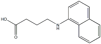 4-(naphthalen-1-ylamino)butanoic acid Struktur