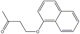 4-(naphthalen-1-yloxy)butan-2-one Struktur