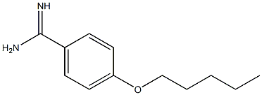 4-(pentyloxy)benzenecarboximidamide Struktur