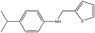 4-(propan-2-yl)-N-(thiophen-2-ylmethyl)aniline Struktur