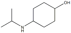 4-(propan-2-ylamino)cyclohexan-1-ol Struktur