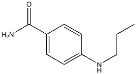 4-(propylamino)benzamide Struktur