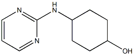 4-(pyrimidin-2-ylamino)cyclohexan-1-ol Struktur