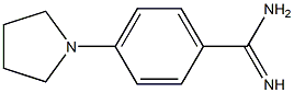 4-(pyrrolidin-1-yl)benzene-1-carboximidamide Struktur