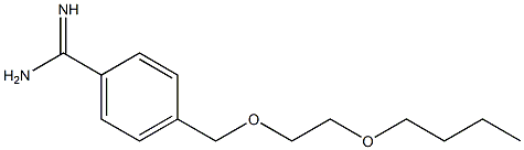 4-[(2-butoxyethoxy)methyl]benzene-1-carboximidamide Struktur