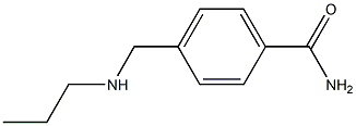 4-[(propylamino)methyl]benzamide Struktur