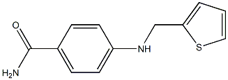 4-[(thiophen-2-ylmethyl)amino]benzamide Struktur