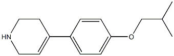 4-[4-(2-methylpropoxy)phenyl]-1,2,3,6-tetrahydropyridine Struktur