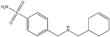 4-{[(cyclohex-3-en-1-ylmethyl)amino]methyl}benzene-1-sulfonamide Struktur