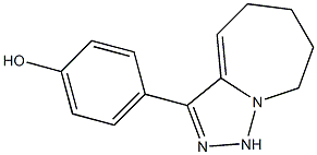 4-{5H,6H,7H,8H,9H-[1,2,4]triazolo[3,4-a]azepin-3-yl}phenol Struktur