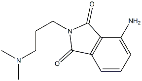 4-amino-2-[3-(dimethylamino)propyl]-2,3-dihydro-1H-isoindole-1,3-dione Struktur