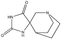 4-azaspiro[bicyclo[2.2.2]octane-2,4'-imidazolidine]-2',5'-dione Struktur