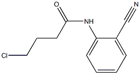 4-chloro-N-(2-cyanophenyl)butanamide Struktur