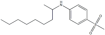 4-methanesulfonyl-N-(nonan-2-yl)aniline Struktur