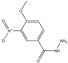 4-methoxy-3-nitrobenzohydrazide Struktur