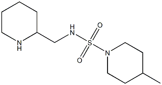 4-methyl-N-(piperidin-2-ylmethyl)piperidine-1-sulfonamide Struktur