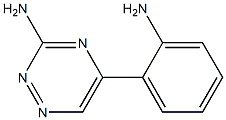 5-(2-aminophenyl)-1,2,4-triazin-3-amine Struktur