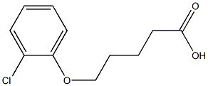 5-(2-chlorophenoxy)pentanoic acid Struktur