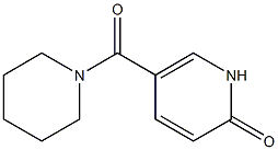 5-(piperidin-1-ylcarbonyl)-1,2-dihydropyridin-2-one Struktur