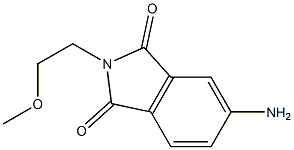 5-amino-2-(2-methoxyethyl)-2,3-dihydro-1H-isoindole-1,3-dione Struktur