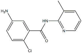 5-amino-2-chloro-N-(3-methylpyridin-2-yl)benzamide Struktur