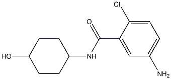 5-amino-2-chloro-N-(4-hydroxycyclohexyl)benzamide Struktur