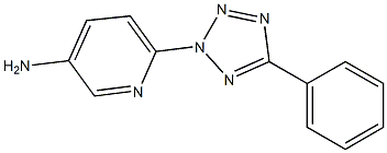 6-(5-phenyl-2H-1,2,3,4-tetrazol-2-yl)pyridin-3-amine Struktur