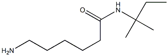 6-amino-N-(1,1-dimethylpropyl)hexanamide Struktur