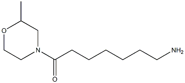 7-(2-methylmorpholin-4-yl)-7-oxoheptan-1-amine Struktur