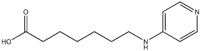 7-(pyridin-4-ylamino)heptanoic acid Struktur