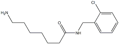 7-amino-N-(2-chlorobenzyl)heptanamide Struktur