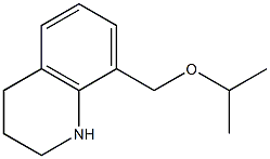 8-[(propan-2-yloxy)methyl]-1,2,3,4-tetrahydroquinoline Struktur