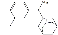 adamantan-1-yl(3,4-dimethylphenyl)methanamine Struktur