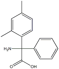 amino(2,4-dimethylphenyl)phenylacetic acid Struktur