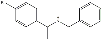 benzyl[1-(4-bromophenyl)ethyl]amine Struktur