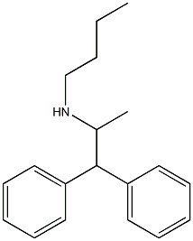 butyl(1,1-diphenylpropan-2-yl)amine Struktur