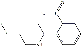 butyl[1-(2-nitrophenyl)ethyl]amine Struktur