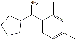 cyclopentyl(2,4-dimethylphenyl)methanamine Struktur