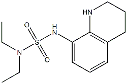 diethyl(1,2,3,4-tetrahydroquinolin-8-ylsulfamoyl)amine Struktur