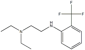 diethyl(2-{[2-(trifluoromethyl)phenyl]amino}ethyl)amine Struktur