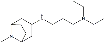 diethyl[3-({8-methyl-8-azabicyclo[3.2.1]octan-3-yl}amino)propyl]amine Struktur