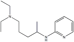 diethyl[4-(pyridin-2-ylamino)pentyl]amine Struktur