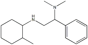 dimethyl({2-[(2-methylcyclohexyl)amino]-1-phenylethyl})amine Struktur