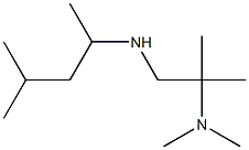 dimethyl({2-methyl-1-[(4-methylpentan-2-yl)amino]propan-2-yl})amine Structure