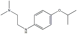 dimethyl(2-{[4-(propan-2-yloxy)phenyl]amino}ethyl)amine Struktur