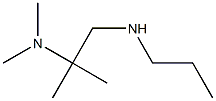 dimethyl[2-methyl-1-(propylamino)propan-2-yl]amine Struktur