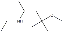 ethyl(4-methoxy-4-methylpentan-2-yl)amine Struktur