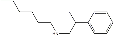 hexyl(2-phenylpropyl)amine Struktur