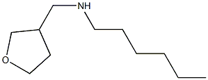 hexyl(oxolan-3-ylmethyl)amine Struktur