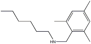 hexyl[(2,4,6-trimethylphenyl)methyl]amine Struktur